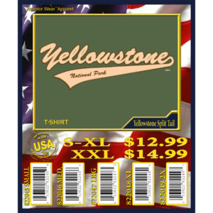 YELLOWSTONE SPLIT TAIL SCRIPT T-SHIRT