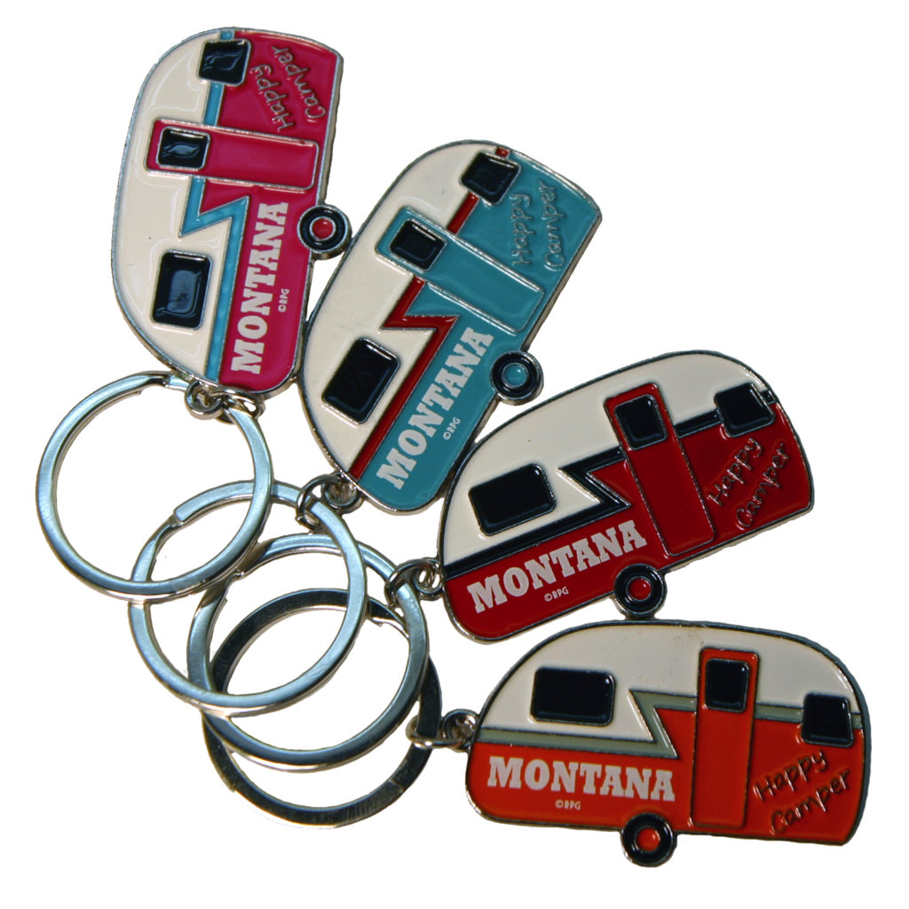 MONTANA CAMPER KEYCHAIN