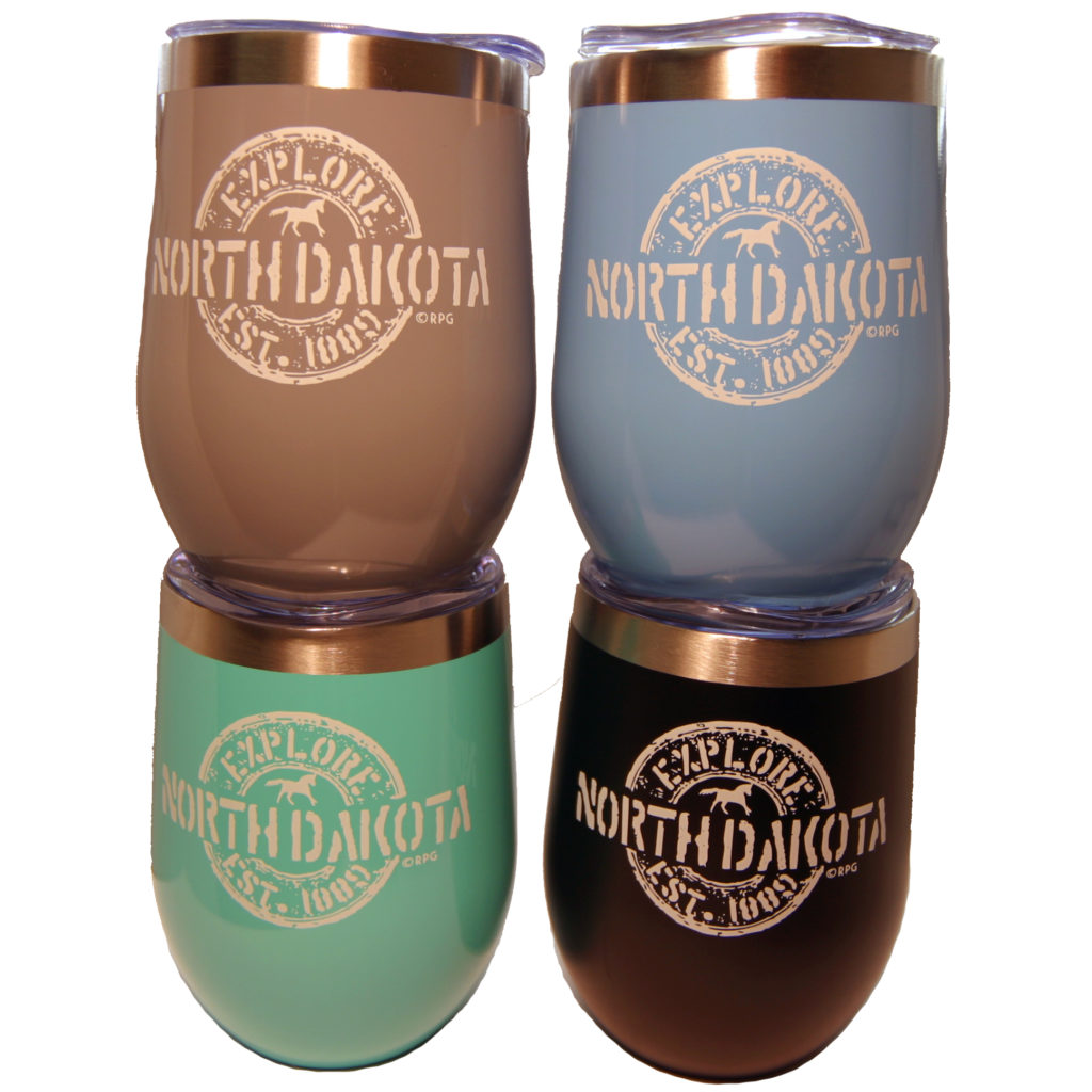 NORTH DAKOTA WINE TUMBLER