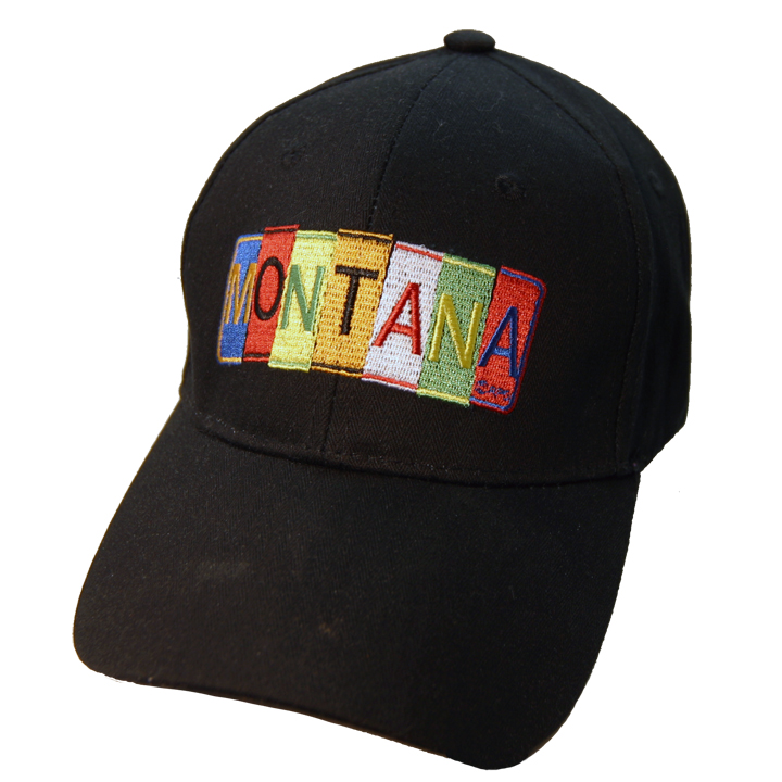 MONTANA BLACK LICENSE PLATE HAT