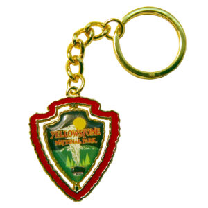 YELLOWSTONE ARROWHEAD PHOTO KEYCHAIN