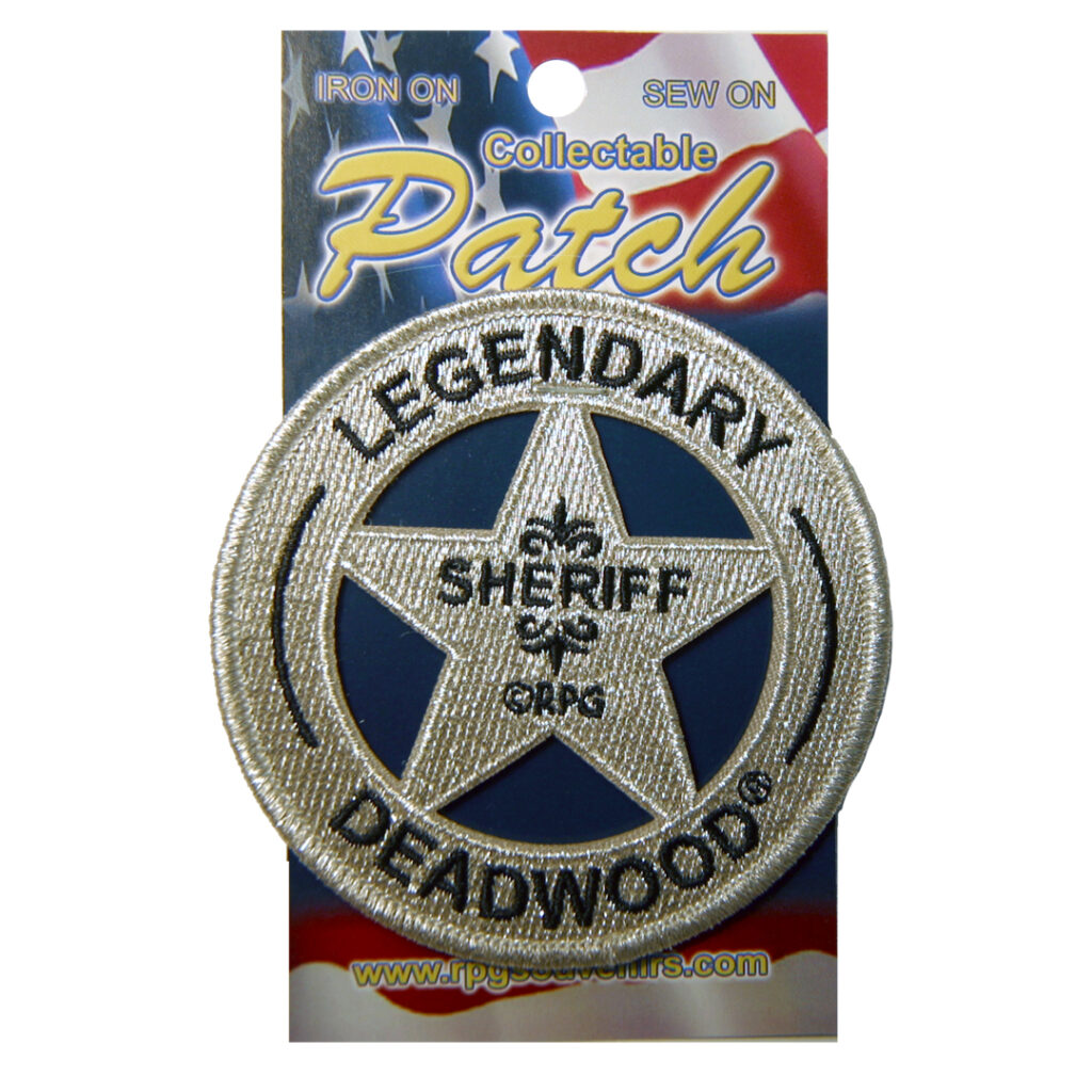 DEADWOOD SHERIFF BADGE PATCH