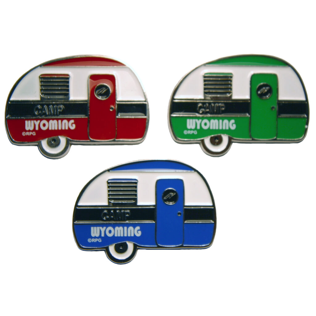 WYOMING CAMPER MAGNET