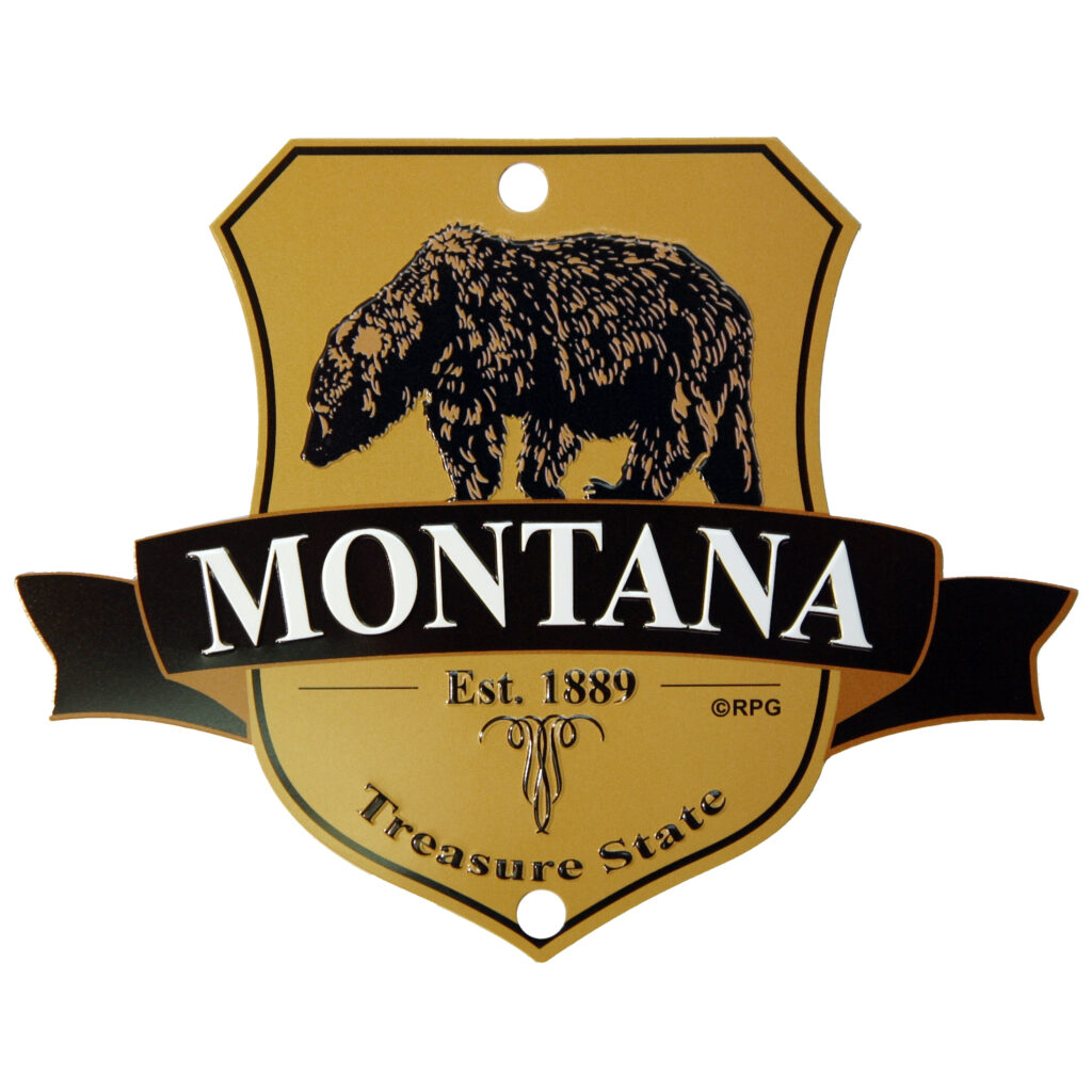 MONTANA SHIELD SIGN