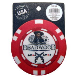 DEADWOOD POKER CHIP STICKER