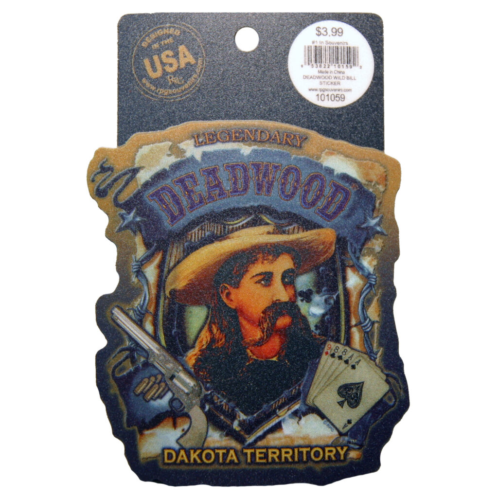 DEADWOOD WILD BILL STICKER