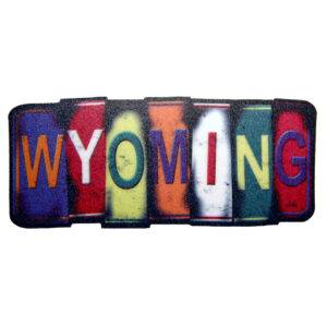 WYOMING LICENSE PLATE STICKER
