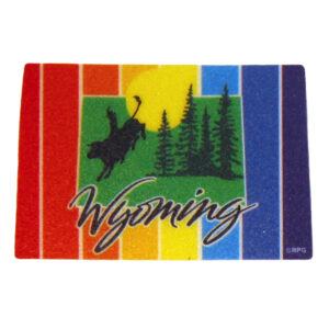 WYOMING MINI STATE SHAPE STICKER
