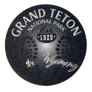 GRAND TETON MINI CIRCLE STICKER