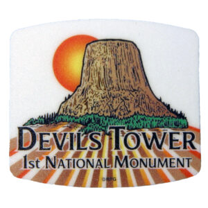 DEVILS TOWER MINI SUN STICKER
