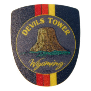 DEVILS TOWER MINI BADGE STICKER