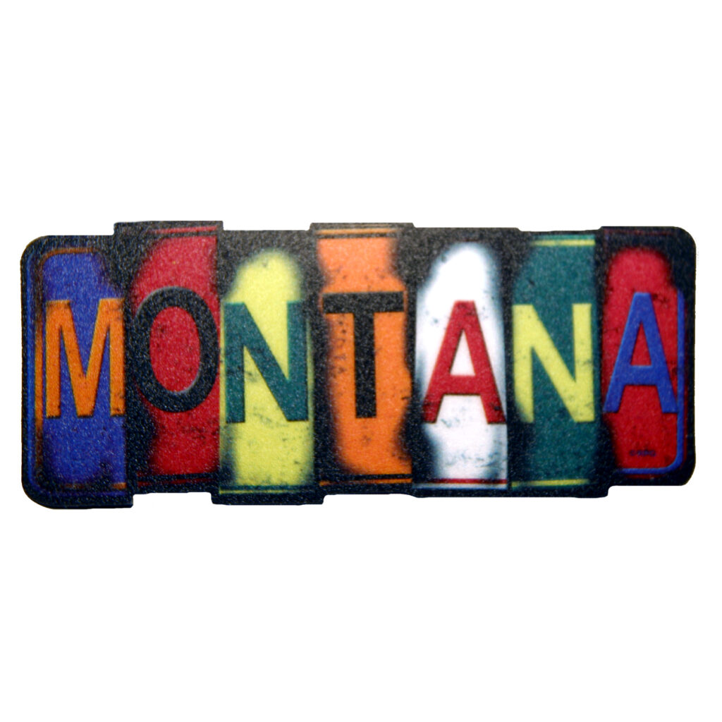 MONTANA LICENSE PLATE STICKER
