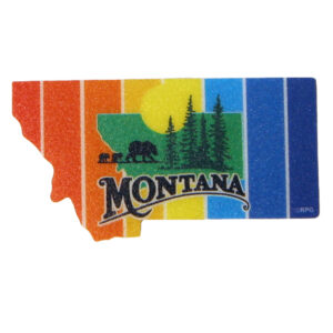 MONTANA MINI STATE SHAPE STICKER