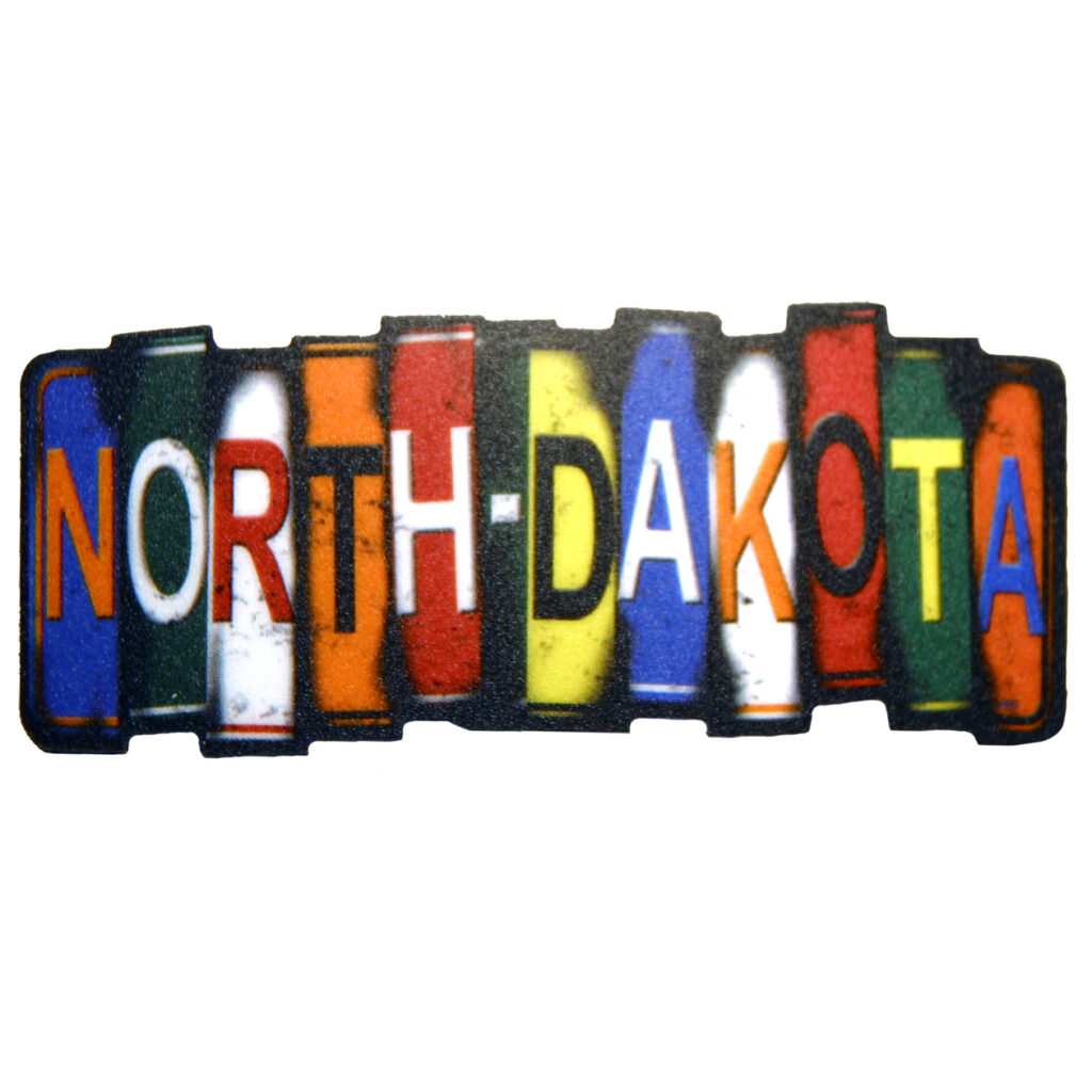 NORTH DAKOTA LICENSE PLATE STICKER