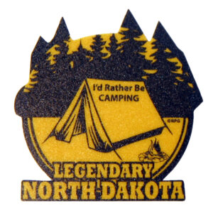 NORTH DAKOTA MINI TENT STICKER