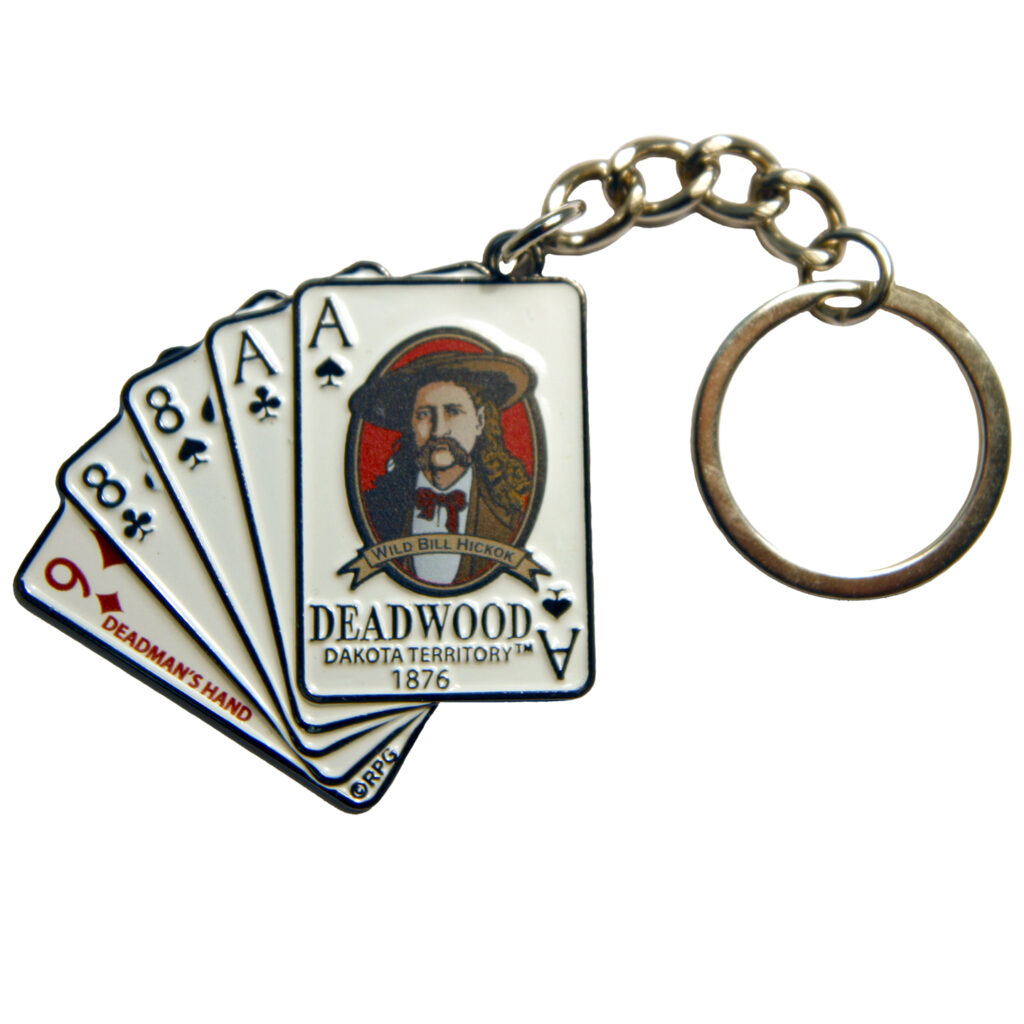DEADWOOD CARDS KEYCHAIN