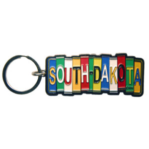 SOUTH DAKOTA LICENSE PLATE KEYCHAIN