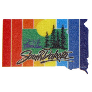 SOUTH DAKOTA MINI STATE SHAPE STICKER