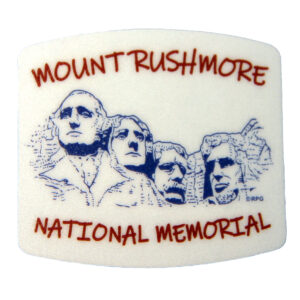 MOUNT RUSHMORE MINI BLUE FACES STICKER