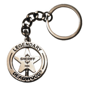 DEADWOOD SHERIFF SPINNER KEYCHAIN