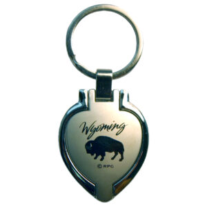 WYOMING PHOTO FRAME KEYCHAIN