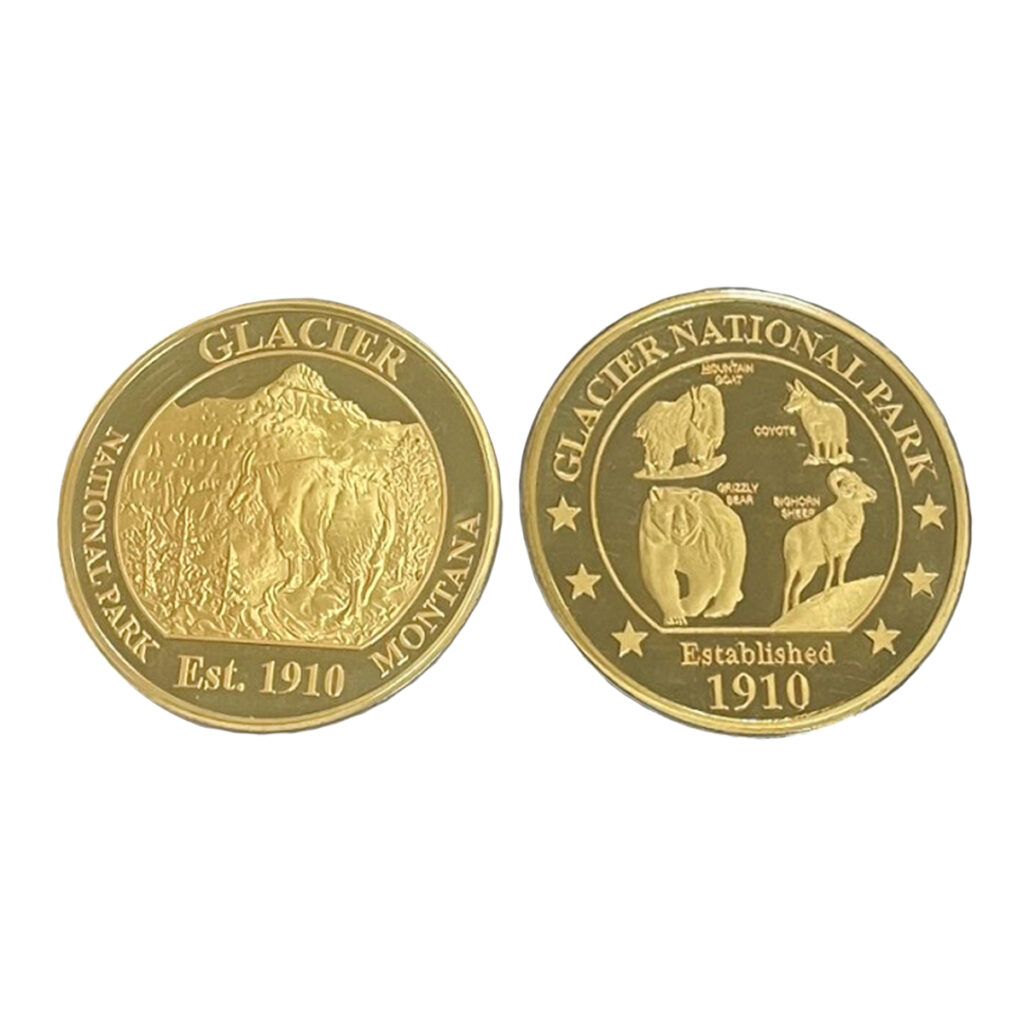 GLACIER NATIONAL PARK COIN