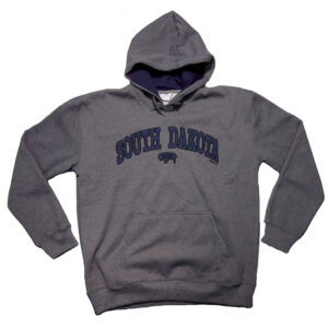 SOUTH DAKOTA CHARCOAL PULL OVER HOODY