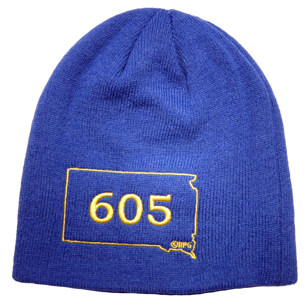 SOUTH DAKOTA AREA CODE BEANIE