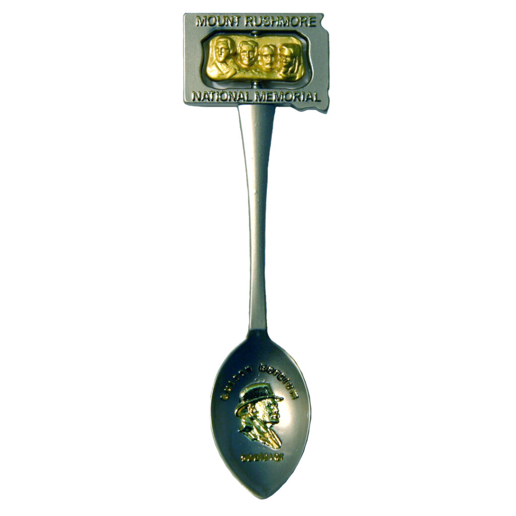 MOUNT RUSHMORE NICKEL SPINNER SPOON