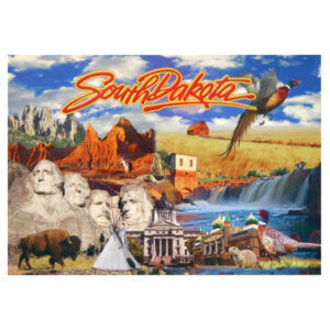 SOUTH DAKOTA LINE POSTCARD