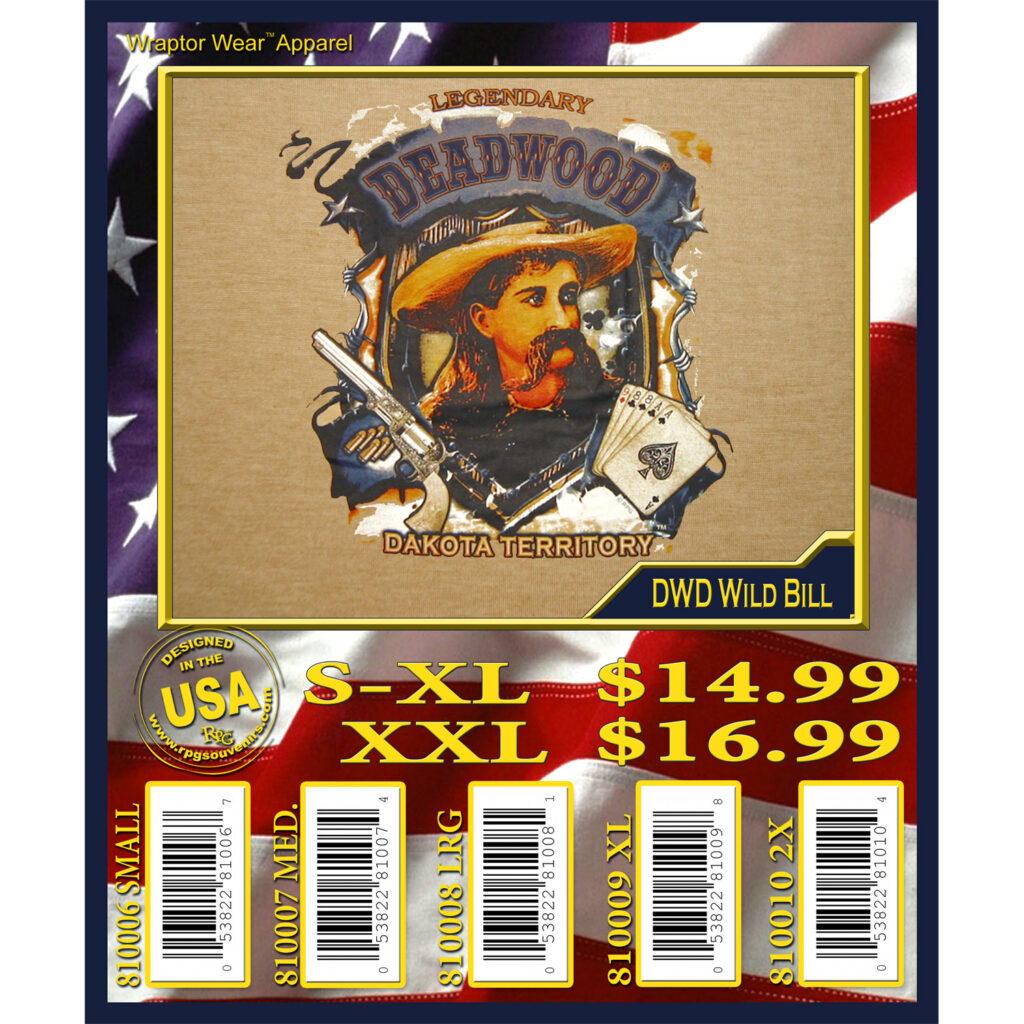 DEADWOOD WILD BILL T-SHIRT