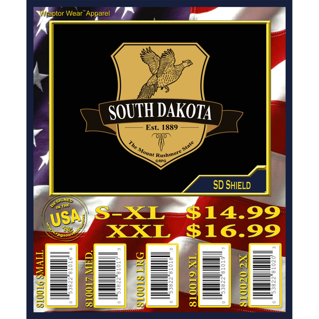 SOUTH DAKOTA SHIELD T-SHIRT