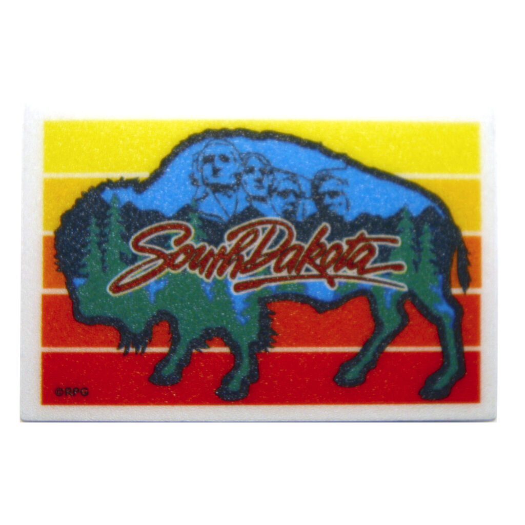 South Dakota Buffalo Mini Sticker