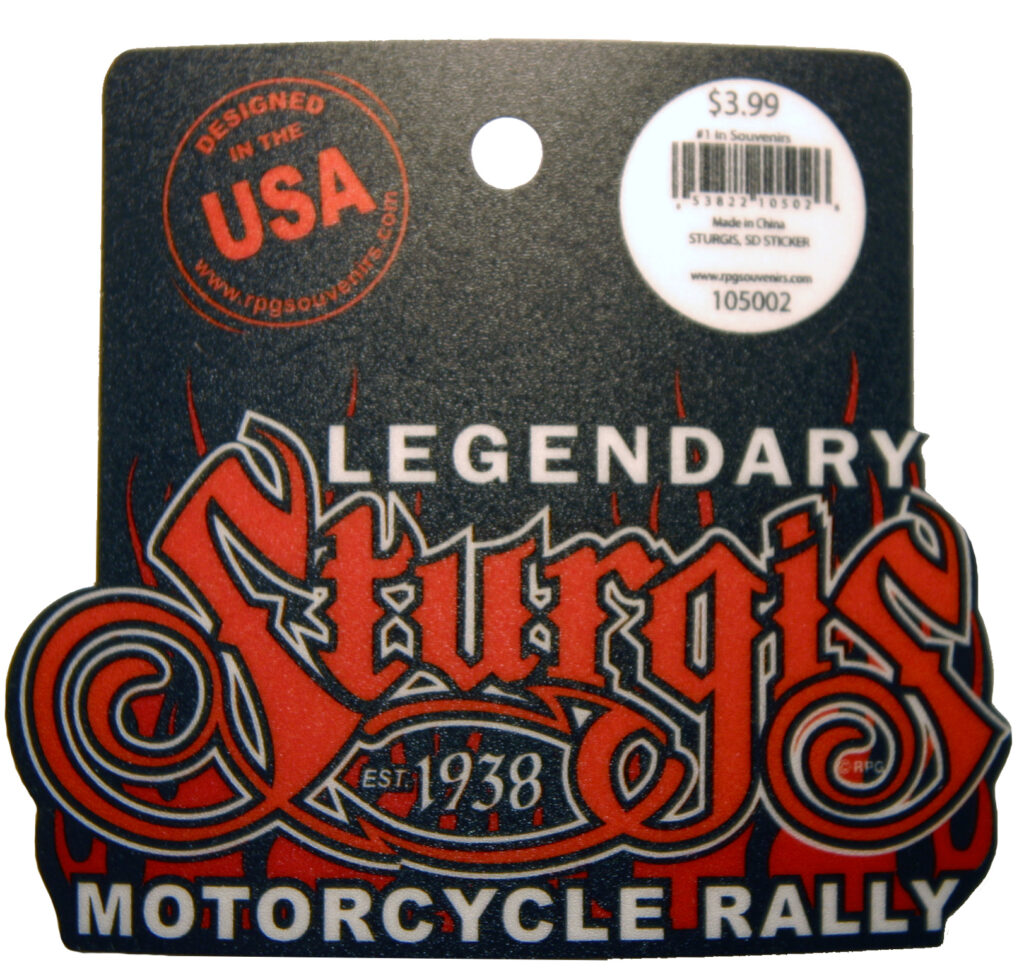STURGIS DATED  STICKER