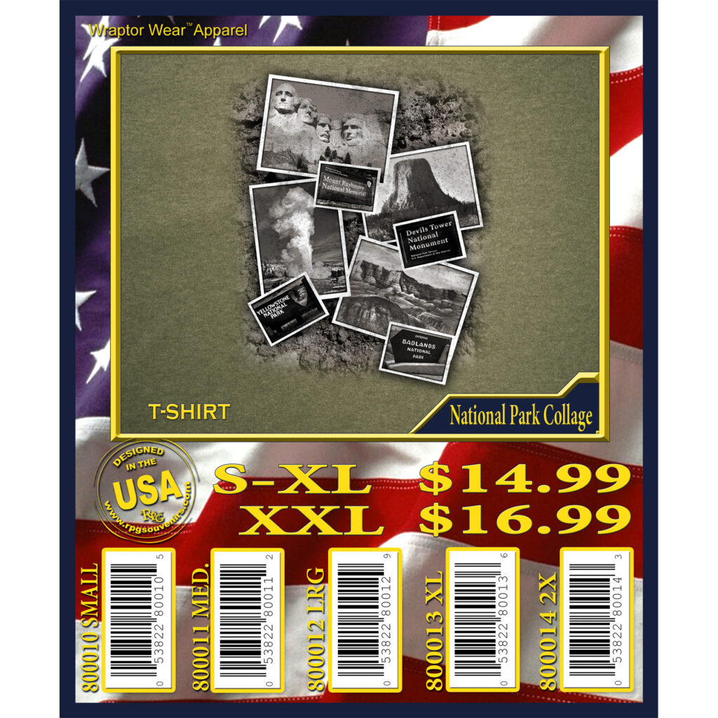 NATIONAL PARK COLLAGE T-SHIRT