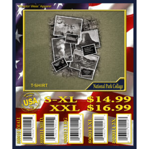 NATIONAL PARK COLLAGE T-SHIRT