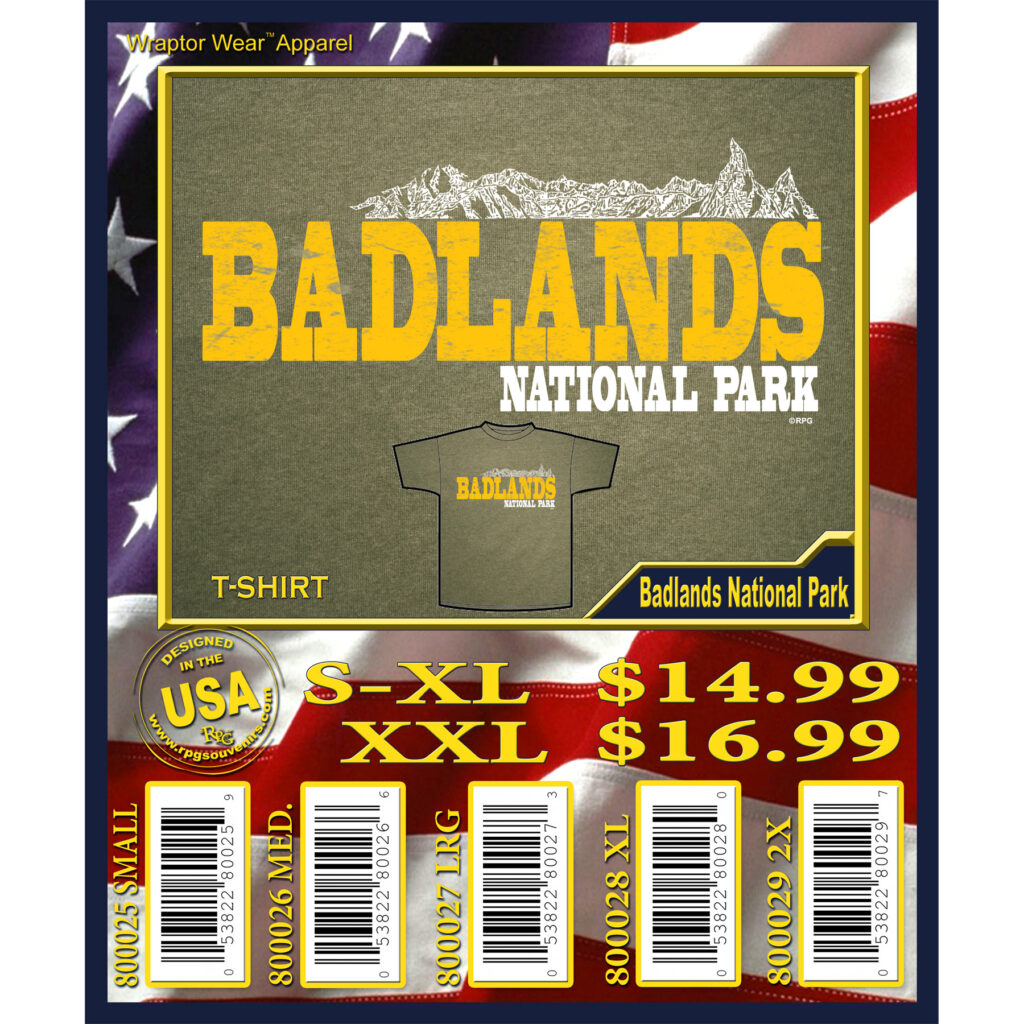 BADLANDS NATIONAL PARK T-SHIRT