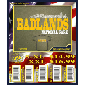 BADLANDS NATIONAL PARK T-SHIRT