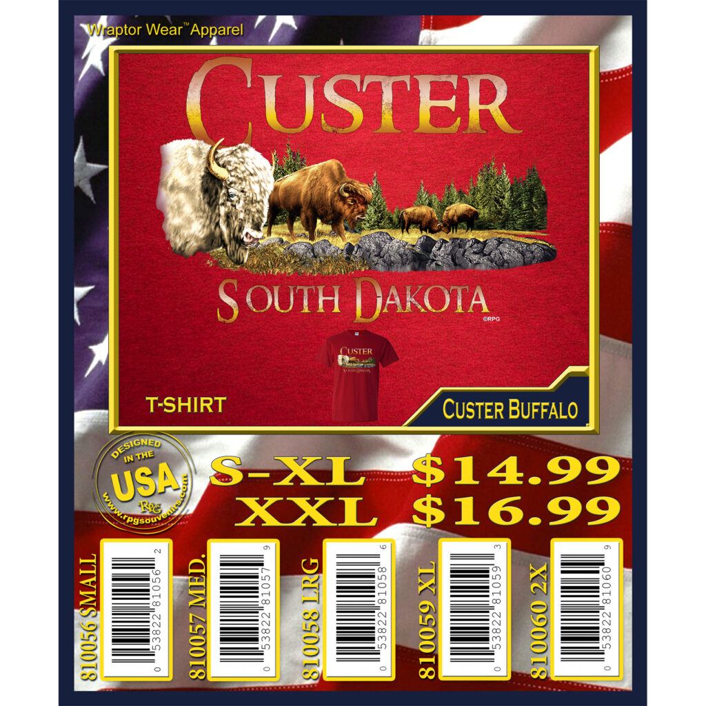 CUSTER BUFFALO T-SHIRT