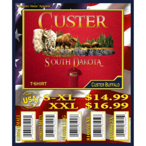 CUSTER BUFFALO T-SHIRT