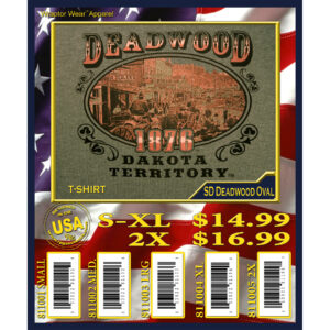 SOUTH DAKOTA DEADWOOD OVAL T-SHIRT