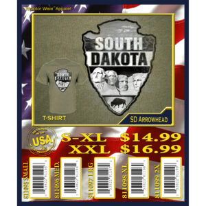 SOUTH DAKOTA ARROWHEAD T-SHIRT
