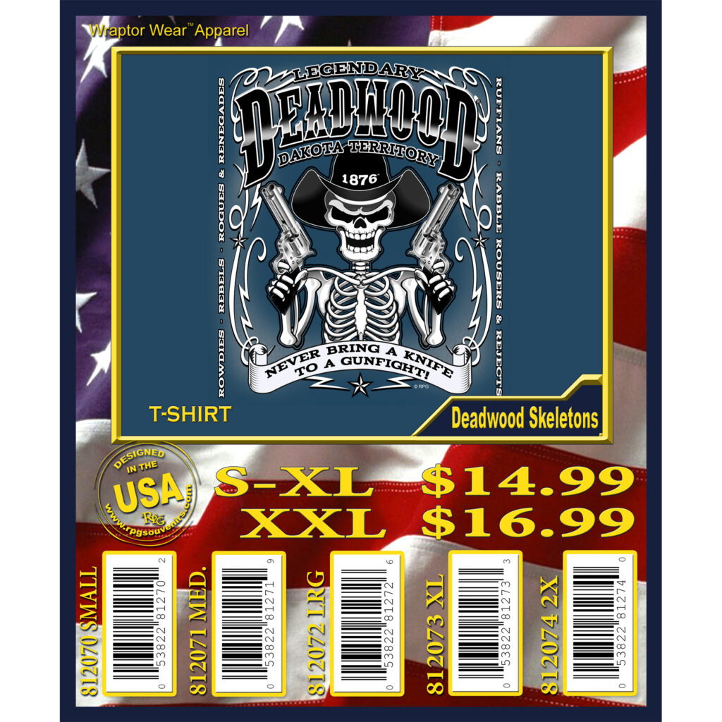 DEADWOOD SKELETONS T-SHIRT