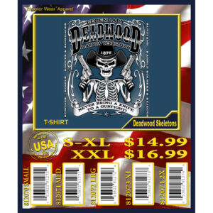DEADWOOD SKELETONS T-SHIRT