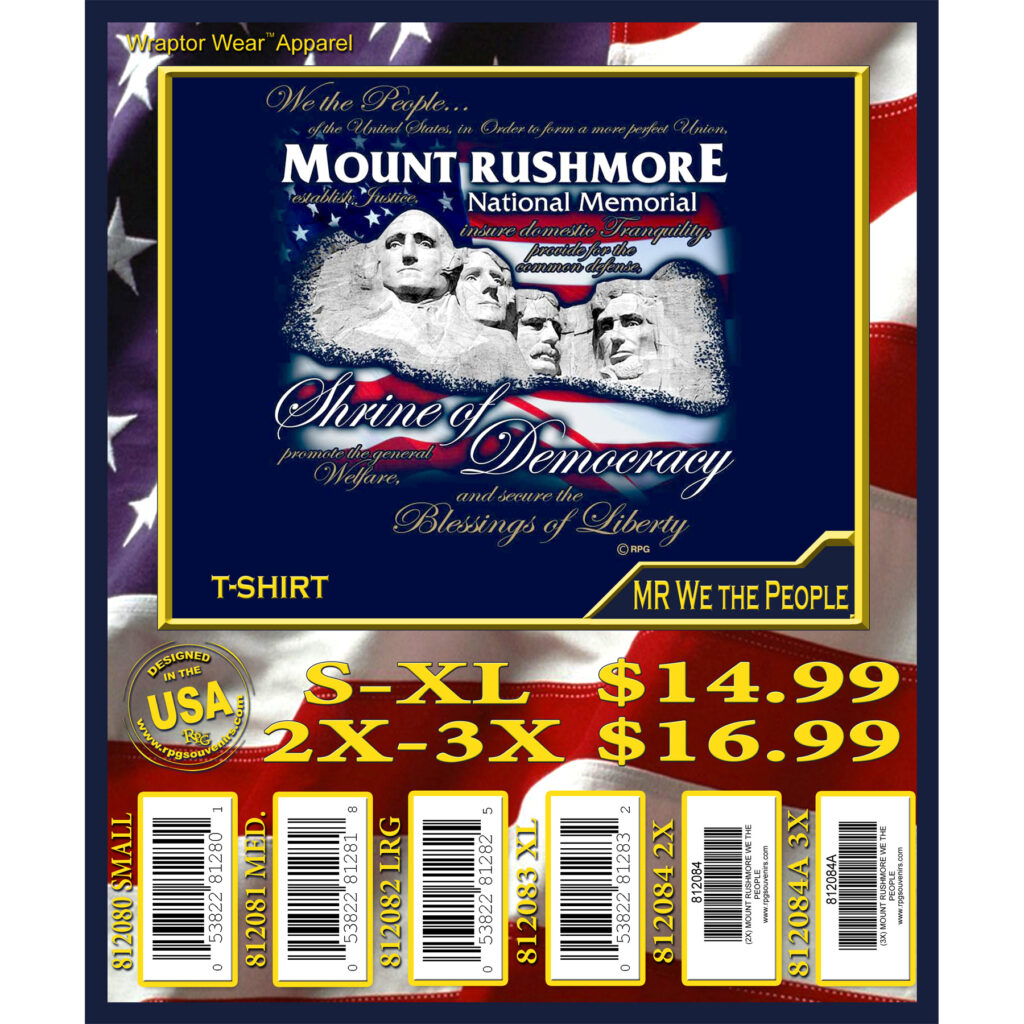 MOUNT RUSHMORE WE THE PEOPLE T-SHIRT
