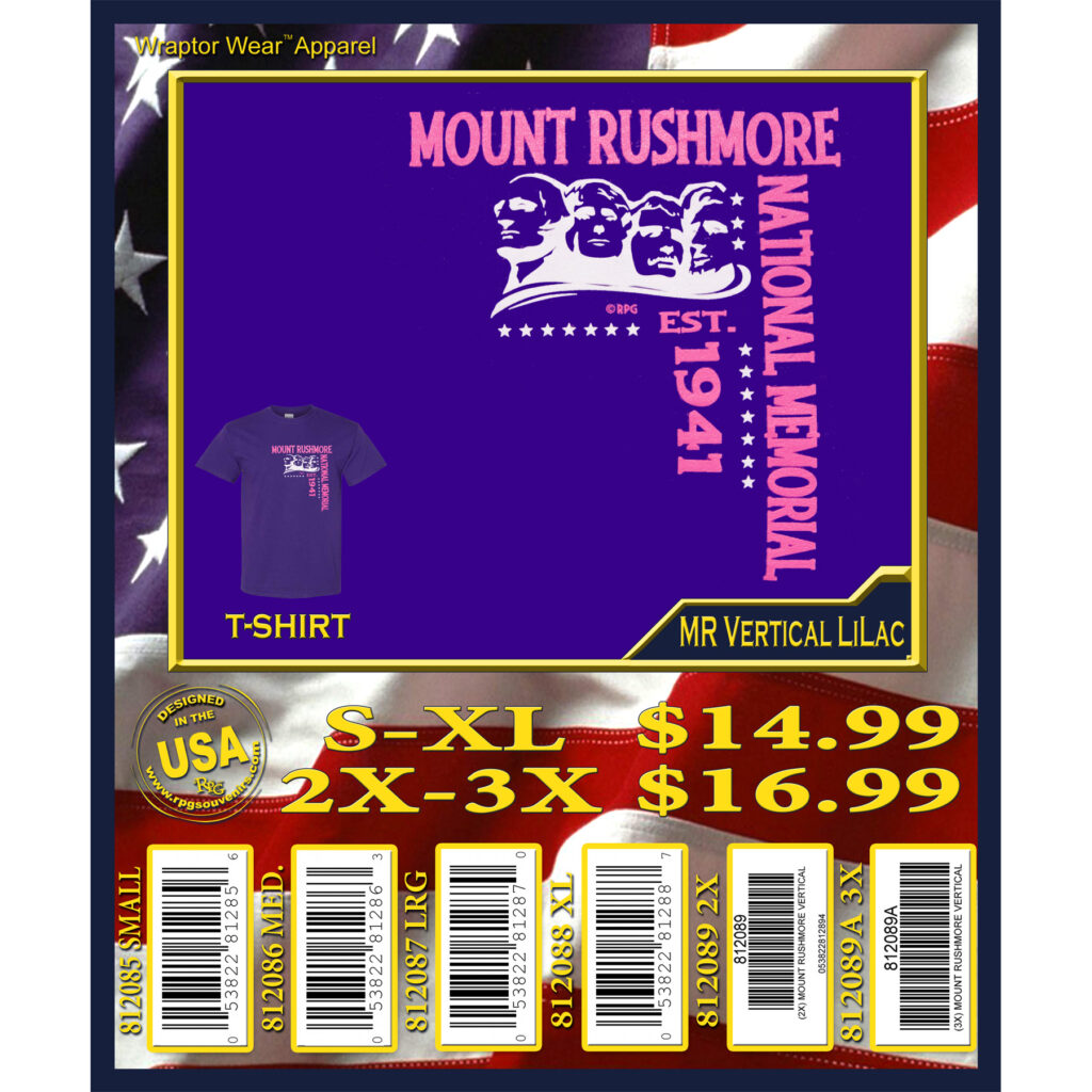 MOUNT RUSHMORE VERTICAL T-SHIRT