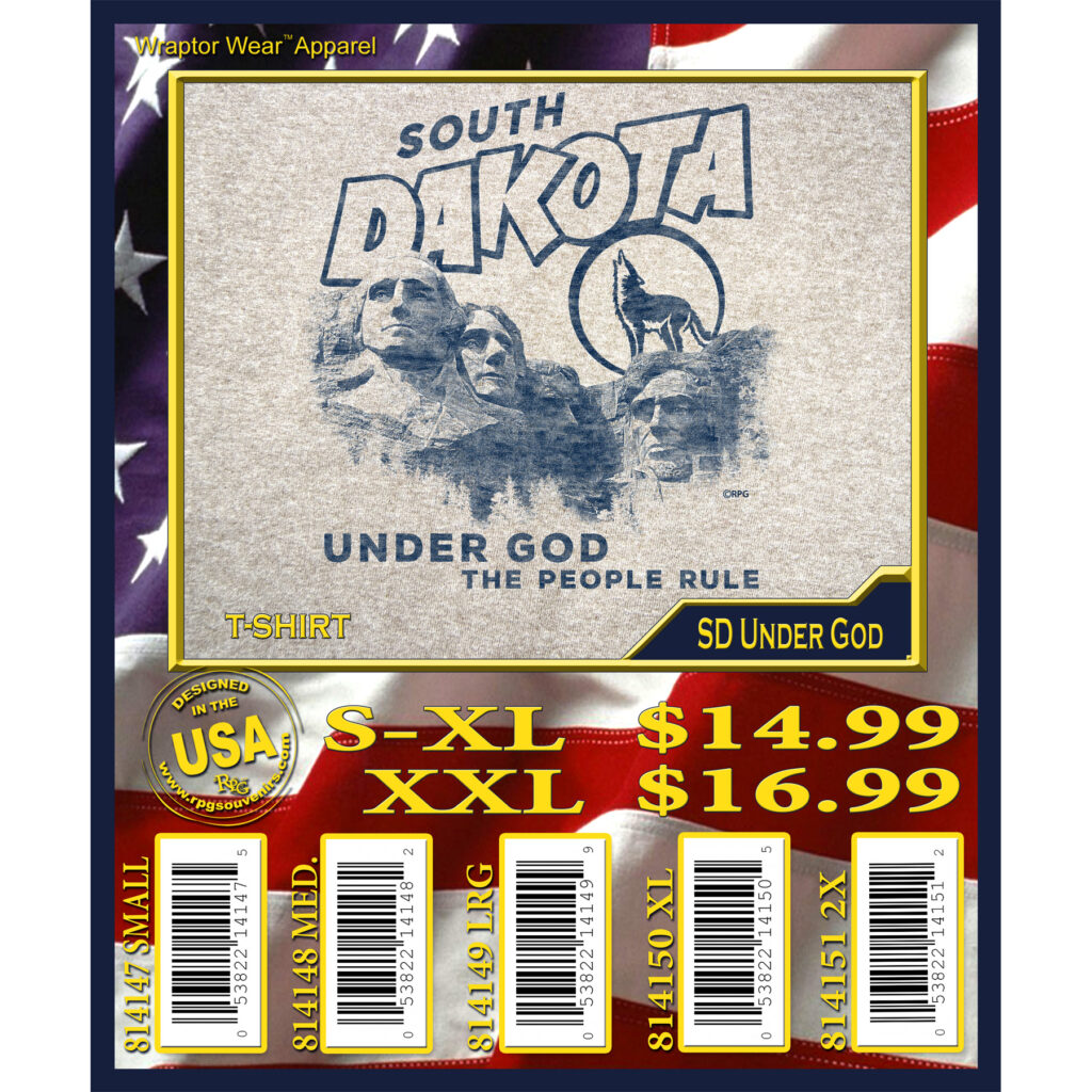 SOUTH DAKOTA UNDER GOD T-SHIRT