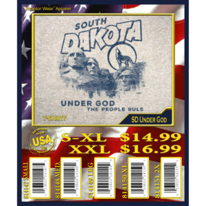 SOUTH DAKOTA UNDER GOD T-SHIRT