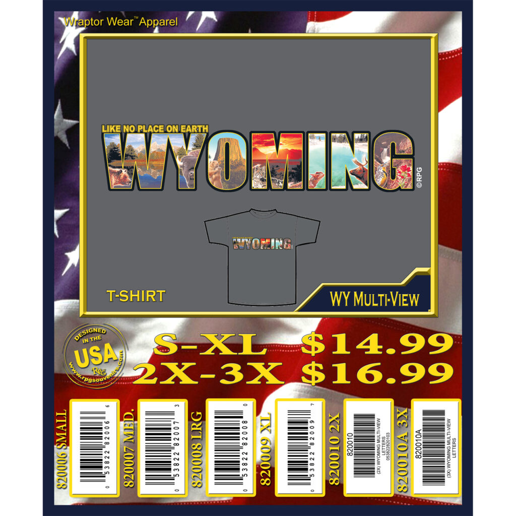 WYOMING MULTI VIEW T-SHIRT