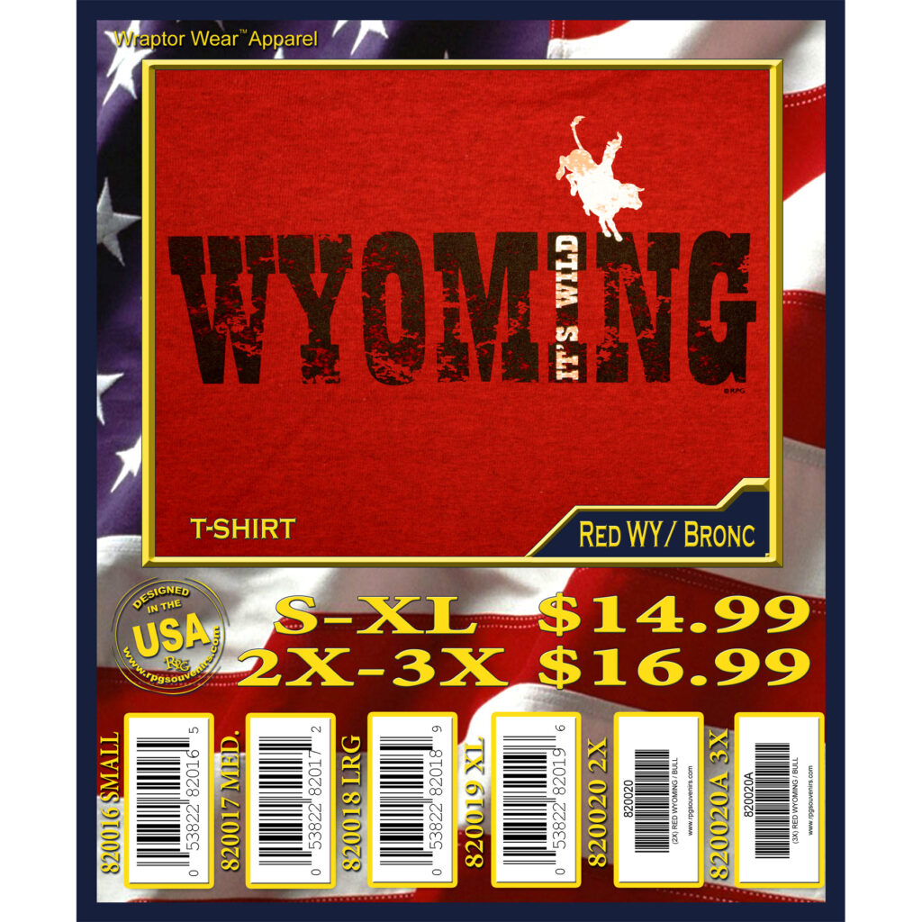 WYOMING RED BULL T-SHIRT